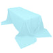 90x156" Blue Polyester Rectangular Tablecloth