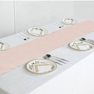 Unleash Your Creativity with the Blush Polyester Table Runner