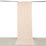 Blush 4-Way Stretch Spandex Photography Backdrop Curtain with Rod Pockets, Drapery Panel
