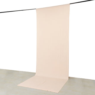 <strong>Blush 4-Way Stretch Spandex Drapery Panel with Rod Pocket </strong>