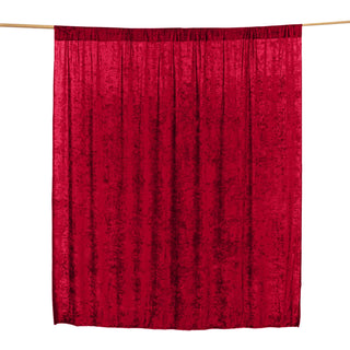 Elevate Your Event Decor with the 8ft Burgundy Premium Smooth Velvet Photography Curtain Panel Elevate Your Event Decor with the 8ft Burgundy Premium Smooth Velvet Photography Curtain Panel