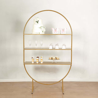 <strong>Sturdy Gold Metal Dessert Display Stand </strong> <strong>Sturdy Gold Metal Dessert Display Stand </strong>