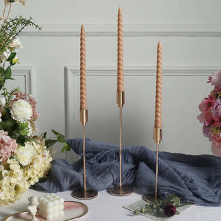 Elegant Beige Wax Taper Candles for a Touch of Sophistication Elegant Beige Wax Taper Candles for a Touch of Sophistication