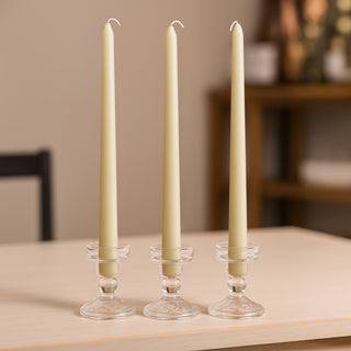 Ivory 10-Inch Taper Candles Ivory 10-Inch Taper Candles