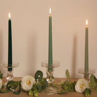 <strong>Versatile Mixed Sage Green Wax Taper Candles</strong> <strong>Versatile Mixed Sage Green Wax Taper Candles</strong>