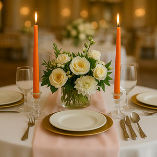 Decor Ideas with Orange Candles Decor Ideas with Orange Candles