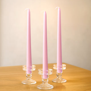 Premium Pink Wax Taper Candles Premium Pink Wax Taper Candles