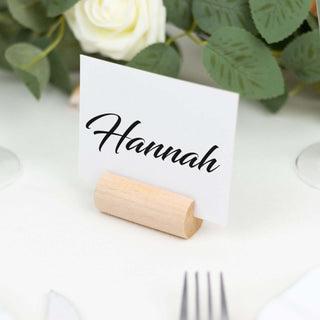 Natural Rustic Style Wooden Place Card Holders Natural Rustic Style Wooden Place Card Holders