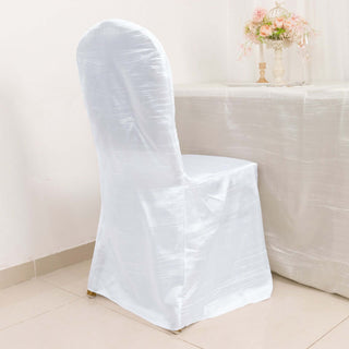 White Reusable Chair Cover White Reusable Chair Cover