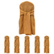 10-Pack Polyester Slip-On Banquet Chair Covers with Attached Sashes