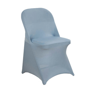 <strong>Easy To Use Dusty Blue Spandex Fitted Chair Covers</strong> <strong>Easy To Use Dusty Blue Spandex Fitted Chair Covers</strong>