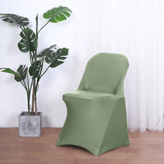 <strong>Elevate Your Event with Dusty Sage Green Spandex Folding Chair Covers</strong> <strong>Elevate Your Event with Dusty Sage Green Spandex Folding Chair Covers</strong>