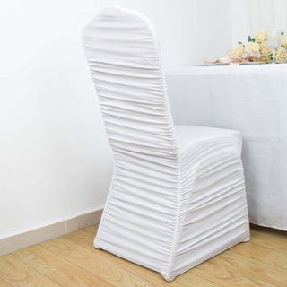 Enhance Your Event Decor with our White Banquet Chair Cover Enhance Your Event Decor with our White Banquet Chair Cover