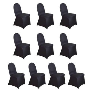 Easy to Install and Remove Black Banquet Chair Cover Easy to Install and Remove Black Banquet Chair Cover