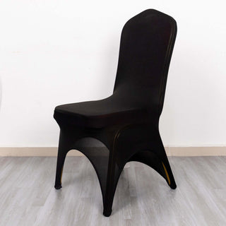 Black Premium Stretch Spandex Wedding Chair Cover Black Premium Stretch Spandex Wedding Chair Cover