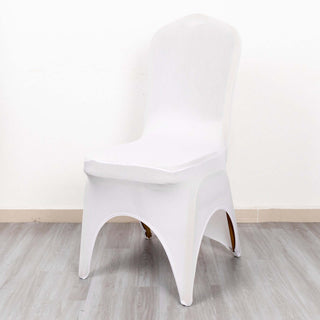 White Premium Stretch Spandex Wedding Chair Cover White Premium Stretch Spandex Wedding Chair Cover
