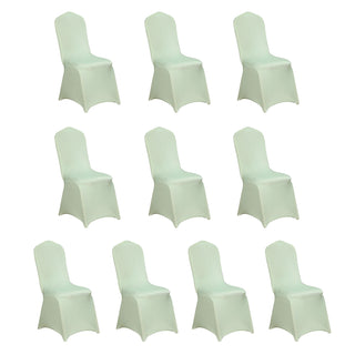 <span>Easy to Install and Remove Sage Green Banquet Chair Cover</span> <span>Easy to Install and Remove Sage Green Banquet Chair Cover</span>