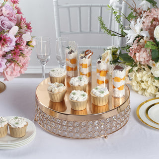 Create a Stunning Dessert Display with our Gold Dessert Riser