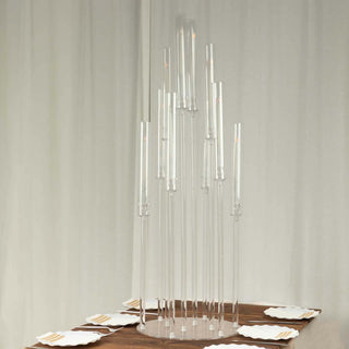 Design Brilliance: A Symphony of Symmetry with the Clear Round Taper Candle Holder Design Brilliance: A Symphony of Symmetry with the Clear Round Taper Candle Holder