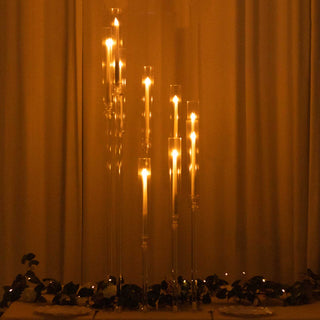 Versatile Elegance With the Clear Acrylic Cluster Taper Candle Holder Candelabra Versatile Elegance With the Clear Acrylic Cluster Taper Candle Holder Candelabra