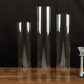 <strong>Timeless Transparent Candle Shades For Candelabras</strong>