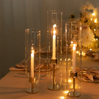 <strong>Stunning Clear Glass Candle Shades</strong>