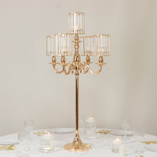 <meta charset="utf-8"><span><span><strong>Timeless Radiance with a 5-Arm Gold Metal Candelabra Table Centerpiece</strong></span></span> <meta charset="utf-8"><span><span><strong>Timeless Radiance with a 5-Arm Gold Metal Candelabra Table Centerpiece</strong></span></span>