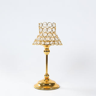 <strong>Classic Charm with 12" Gold Crystal Beaded Votive Candle Holder</strong> <strong>Classic Charm with 12" Gold Crystal Beaded Votive Candle Holder</strong>