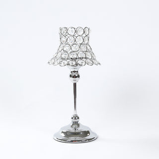 <strong>Classic Charm with 12" Silver Crystal Beaded Votive Candle Holder</strong> <strong>Classic Charm with 12" Silver Crystal Beaded Votive Candle Holder</strong>