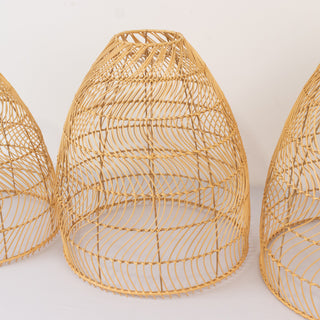 <strong>Handwoven Natural Rattan Pendant Light Shades</strong> <strong>Handwoven Natural Rattan Pendant Light Shades</strong>