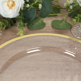 Elevate Your Dining Experience with Gold Rim Plastic Charger Plates Elevate Your Dining Experience with Gold Rim Plastic Charger Plates