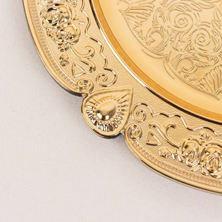 Create Unforgettable Moments with Gold Floral Embossed Decorative Plates Create Unforgettable Moments with Gold Floral Embossed Decorative Plates