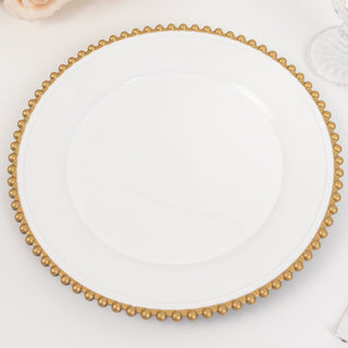 <span>Durable White Acrylic Charger Plates for Modern Table Decor</span> <span>Durable White Acrylic Charger Plates for Modern Table Decor</span>