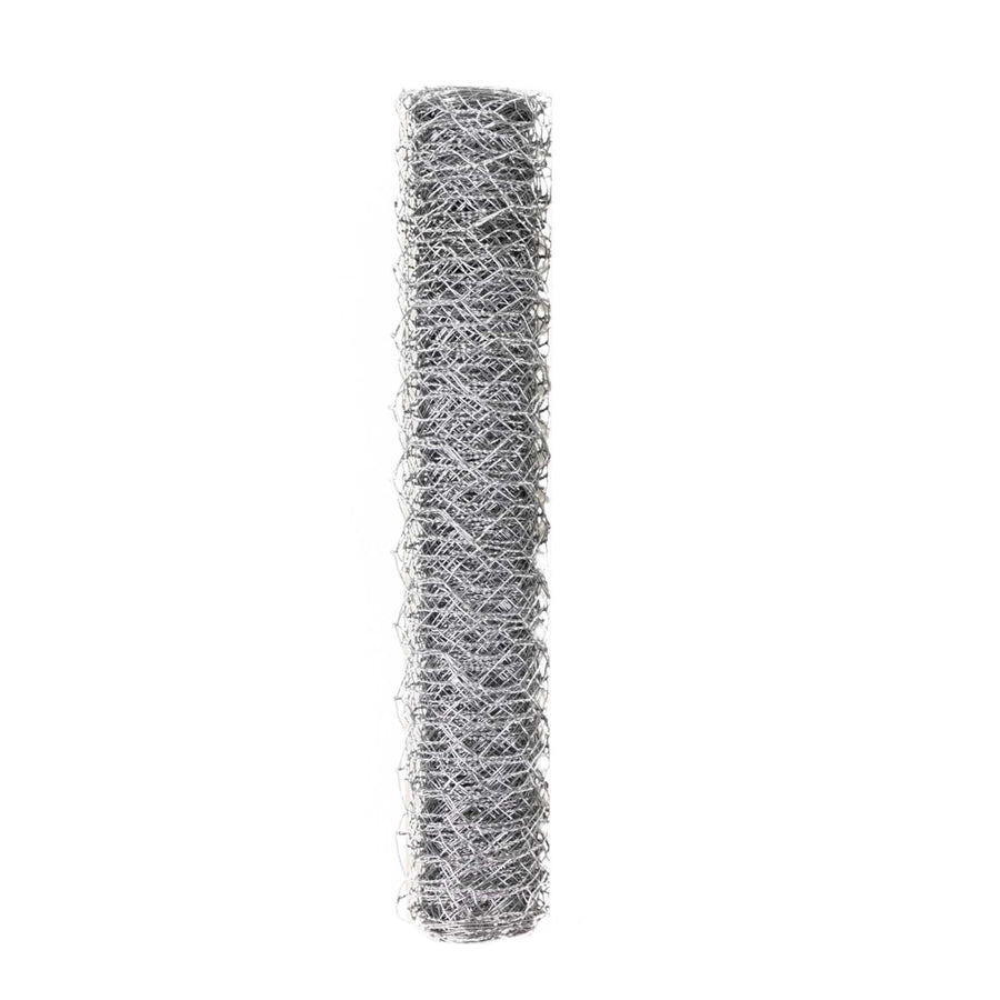 12"x16ft Silver Galvanized Metal Hexagonal Chicken Wire Mesh For DIY Crafts#whtbkgd