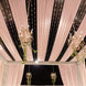 Blush Sheer Backdrop Drape – 5ftx32ft Wedding Arch & Ceiling Decor Panel, Wrinkle-Resistant Soft