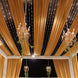 Gold Sheer Backdrop Drape – 5ftx32ft Wedding Arch & Ceiling Decor Panel, Wrinkle-Resistant with Soft