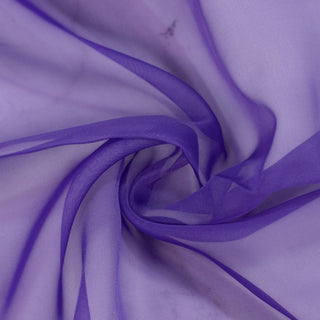 Sheer purple tulle fabric texture with elegant swirling folds#whtbkgd