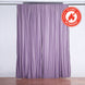 2 Pack Violet Amethyst Durable Flame Resistant Scuba Polyester Curtain Panel Backdrops