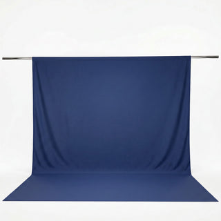 Blue seamless photography backdrop on support stand, studio background rollout#whtbkgd