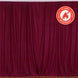 2 Pack Burgundy Scuba Polyester Curtain Panel Durable Flame Resistant Panel Backdrops#whtbkgd