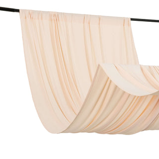 <strong>Stretchable Blush Backdrop Curtain</strong> <strong>Stretchable Blush Backdrop Curtain</strong>
