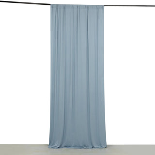 <strong>Wrinkle-Free Dusty Blue Photography Curtains</strong>