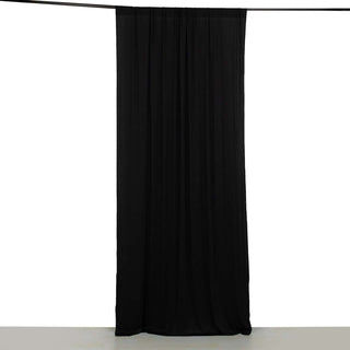 <strong>Wrinkle-Free Stretchable Black Curtain Panel</strong> <strong>Wrinkle-Free Stretchable Black Curtain Panel</strong>