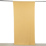 Champagne 4-Way Stretch Spandex Photography Backdrop Curtain with Rod Pockets, Drapery Panel