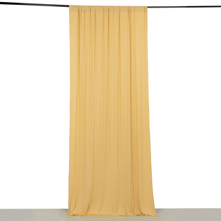 <strong>Wrinkle-Free Champagne Curtain Panel</strong>