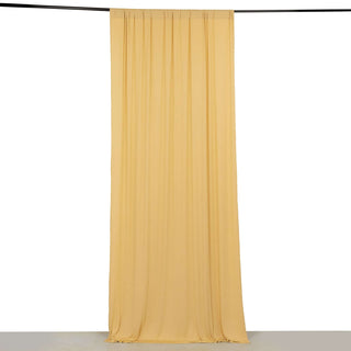 <strong>Wrinkle-Free Champagne Curtain Panel</strong> <strong>Wrinkle-Free Champagne Curtain Panel</strong>