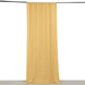 Champagne 4-Way Stretch Spandex Photography Backdrop Curtain with Rod Pockets, Drapery Panel