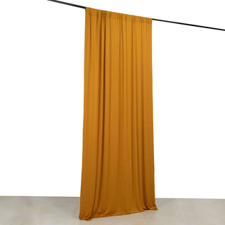 <strong>Gleaming Gold 4-Way Stretch Spandex Drapery Panel</strong> <strong>Gleaming Gold 4-Way Stretch Spandex Drapery Panel</strong>