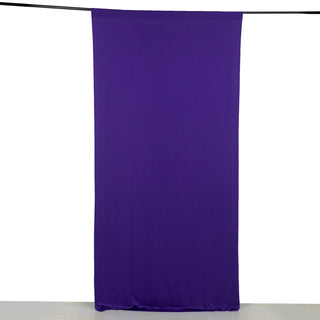 <strong>Wrinkle-Free Purple Curtain For Events</strong>