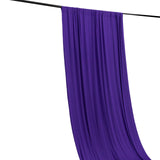 Purple 4-Way Stretch Spandex Photography Backdrop Curtain with Rod Pockets, Drapery Panel